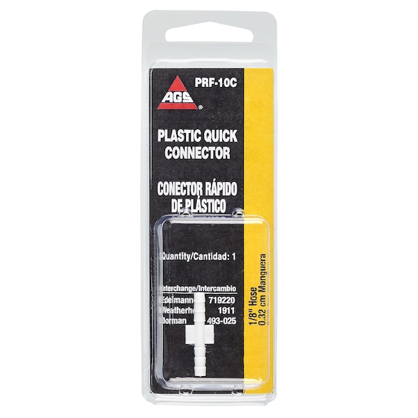 Ags Plastic Washer-Vacuum Connector, 1/8 Hose, 1/card PRF-10C - main